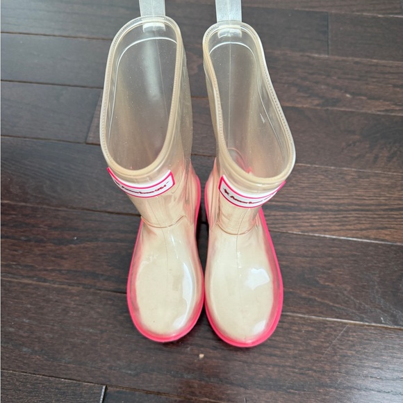 American Girl Wellie Wishers Clear Peek a Boo Clear Rain Boots - Picture 8 of 9